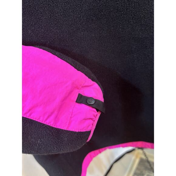 THE NORTH FACE DENALI WOMEN JACKET POLARTEC FLEECE BLACK PINK YELLOW FULL ZIP L - Picture 6 of 14